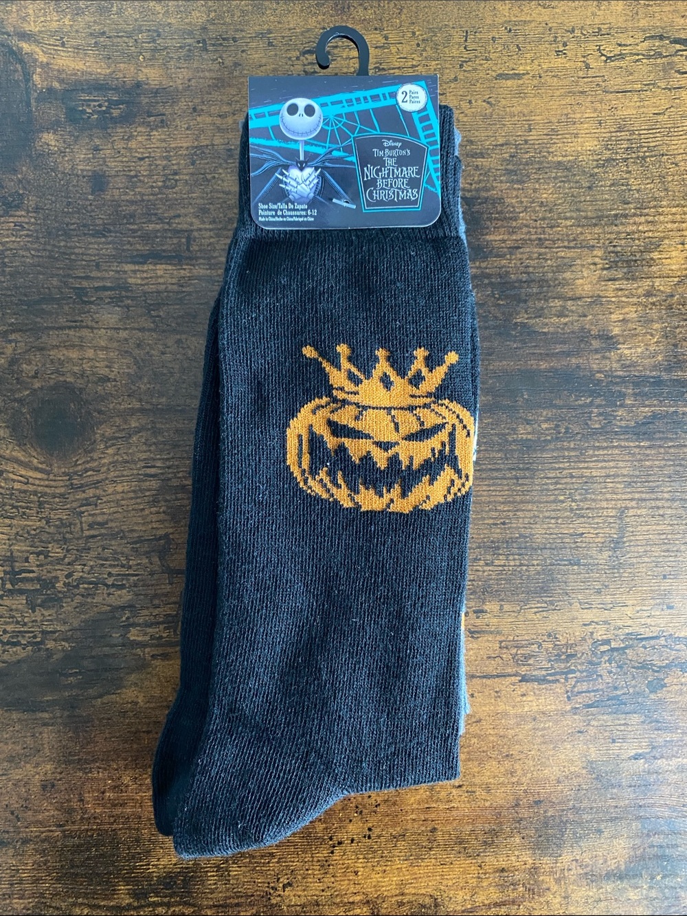 Disney Men’s The Nightmare Before Christmas Socks (2 pairs)